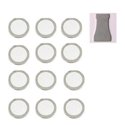 KUTAWILAR 12 PCS Ceramics Discs 16 MM Ultrasonic Mist Maker Funtain Fogger Replacement Disk for Humidifier Accessories