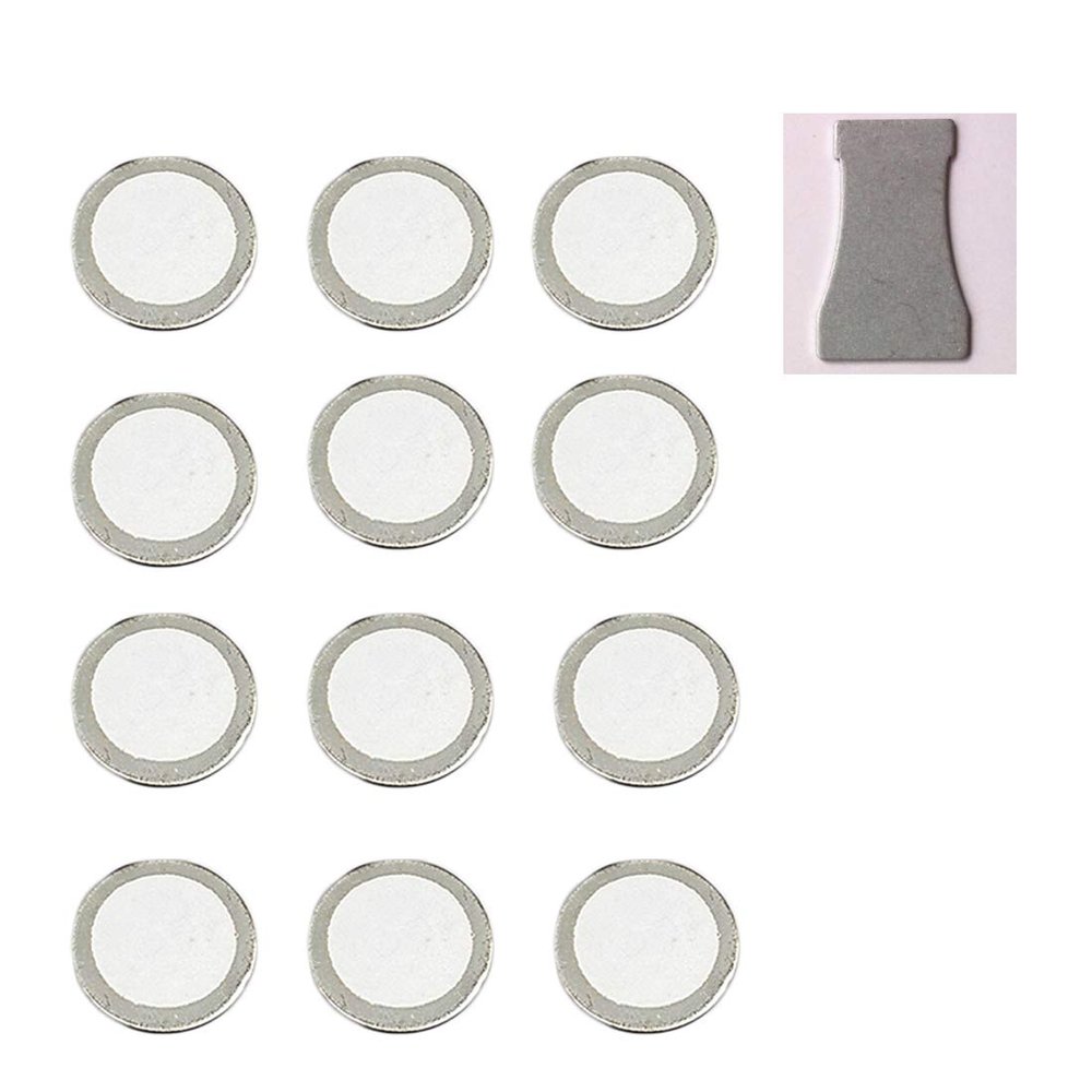 KUTAWILAR 12 PCS Ceramics Discs 16 MM Ultrasonic Mist Maker Funtain Fogger Replacement Disk for Humidifier Accessories