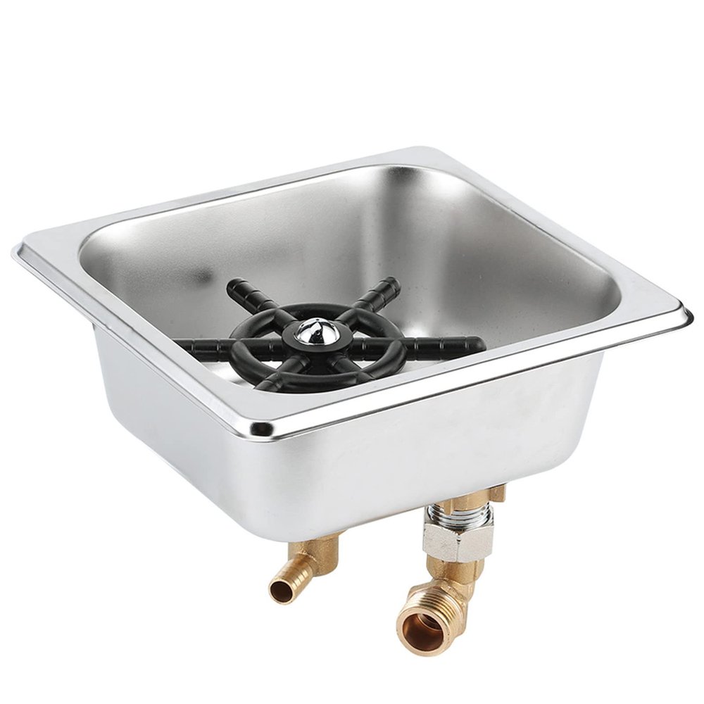 Automatic Stainless Steel Pitcher Rinser, Cup Washer Cleaner Glass Rinser for Hotel Bar Cafe, Stainless Pitcher Rinser