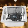 Automatic Stainless Steel Pitcher Rinser, Cup Washer Cleaner Glass Rinser for Hotel Bar Cafe, Stainless Pitcher Rinser view 4