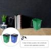 2PCS Mini Curbside Trash and Recycle Can Set/Pencil Cup,Creative Dust Bin Supplies Holder(Blue + Green) view 3