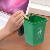 2PCS Mini Curbside Trash and Recycle Can Set/Pencil Cup,Creative Dust Bin Supplies Holder(Blue + Green) view 4
