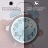Boquite Alarm Clock, Mechanical Alarm Clock, Double Ultra Silent Mechanical Alarm Clock Quartz Movement Desk Table view 2
