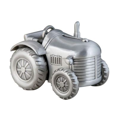 Uterstyle Metal Money Coin Saving Box Bank Coin Storage Box Home Interior Decor Artwork Christening GiftsFarm Tractors