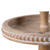 A&B Home 24.5" Tray - Whitewash Tan, Antique Black view 2