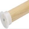 1 3/8" Thick Solid Wood Closet Pole with Plastic End-brackets (6 FT) view 1
