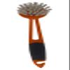 IMUSA USA Dish Brush, Regular, Orange view 1