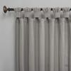 Archaeo Washed Cotton Twist Tab Curtain, 52" x 95", Silver Gray view 2