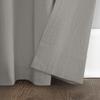 Archaeo Washed Cotton Twist Tab Curtain, 52" x 95", Silver Gray view 4