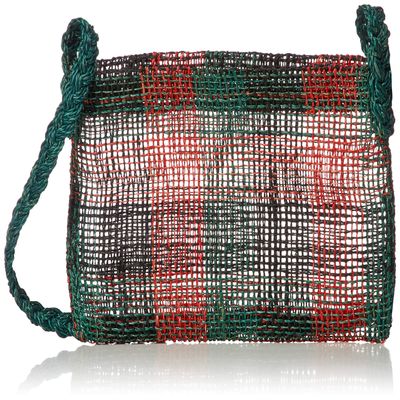 Earthmaid ABACA CHECK SHOULDER E5824 475020 47-5022REDGRN Red/Green