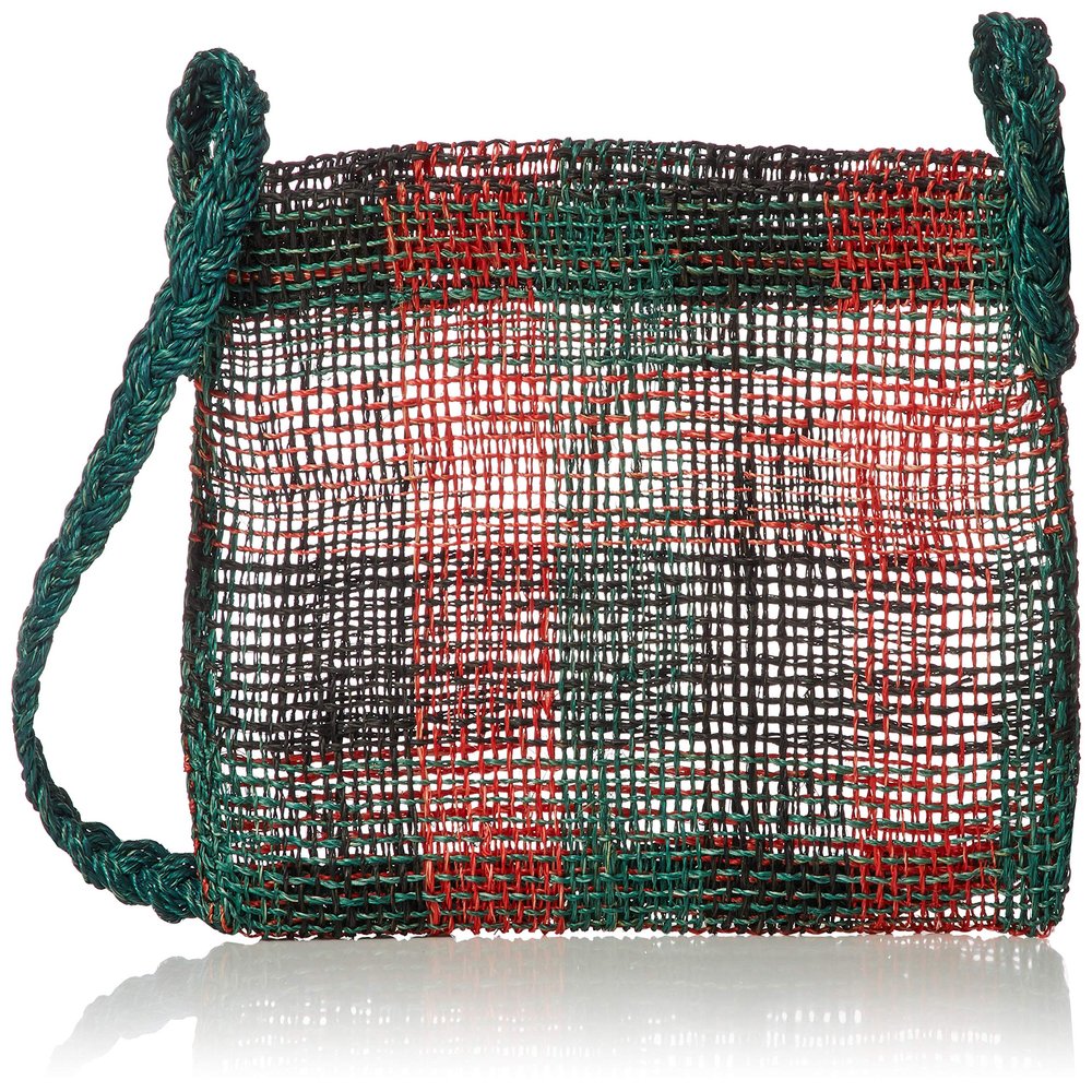 Earthmaid ABACA CHECK SHOULDER E5824 475020 47-5022REDGRN Red/Green