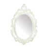 Accent Plus Antiqued White Wall Mirror 15.5x23.5x0.5 view 3