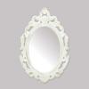 Accent Plus Antiqued White Wall Mirror 15.5x23.5x0.5 view 4