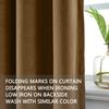 cololeaf Home Decor Velvet Curtain 96 Inches Long Grommet Curtain Panel Window Treatment for Living Room - Extra Wide Curtain for Hall Guest Room - Java 100W x 96L Inch (1 Panel) view 3