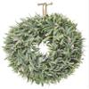 Matsuno Hobby TF-2243 Interior, Green, Decoration, Artificial Flowers, Wreath, Long Leaf, Diameter 9.8 inches (25 cm), Green view 1