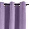 cololeaf Home Decor Velvet Curtain 96 Inches Long Grommet Curtain Panel Window Treatment for Living Room - Extra Wide Curtain for Hall Guest Room - Violet 100W x 96L Inch (1 Panel) view 2