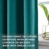 cololeaf Home Decor Velvet Curtain 96 Inches Long Grommet Curtain Panel Window Treatment for Living Room - Extra Wide Curtain for Hall Guest Room - Everglade Teal 100W x 96L Inch (1 Panel) view 3
