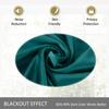 cololeaf Home Decor Velvet Curtain 96 Inches Long Grommet Curtain Panel Window Treatment for Living Room - Extra Wide Curtain for Hall Guest Room - Everglade Teal 100W x 96L Inch (1 Panel) view 4