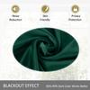 cololeaf Home Decor Velvet Curtain 96 Inches Long Grommet Curtain Panel Window Treatment for Living Room - Extra Wide Curtain for Hall Guest Room - Moss 100W x 96L Inch (1 Panel) view 4