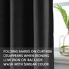 cololeaf Home Decor Velvet Curtain 96 Inches Long Grommet Curtain Panel Window Treatment for Living Room - Extra Wide Curtain for Hall Guest Room - Warm Black 100W x 96L Inch (1 Panel) view 3