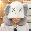 JUZIPI Travel Pillow with Winter Hat Neck Head Support Air Traveling Pillows Winter Hats for Women for Sleeping Rest, Airplane, Car, Home Use view 3