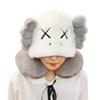 JUZIPI Travel Pillow with Winter Hat Neck Head Support Air Traveling Pillows Winter Hats for Women for Sleeping Rest, Airplane, Car, Home Use view 4