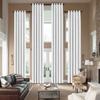 cololeaf Home Decor Velvet Curtain 96 Inches Long Grommet Curtain Panel Window Treatment for Living Room - Extra Wide Curtain for Hall Guest Room - Off White 100W x 96L Inch (1 Panel) view 1