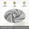 cololeaf Home Decor Velvet Curtain 96 Inches Long Grommet Curtain Panel Window Treatment for Living Room - Extra Wide Curtain for Hall Guest Room - Silver Grey 100W x 96L Inch (1 Panel) view 4