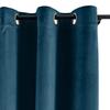 cololeaf Home Decor Velvet Curtain 96 Inches Long Grommet Curtain Panel Window Treatment for Living Room - Extra Wide Curtain for Hall Guest Room - Midnight Blue 100W x 96L Inch (1 Panel) view 2