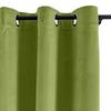 cololeaf Home Decor Velvet Curtain 96 Inches Long Grommet Curtain Panel Window Treatment for Living Room - Extra Wide Curtain for Hall Guest Room - Perennial Green 100W x 96L Inch (1 Panel) view 2
