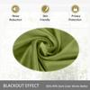 cololeaf Home Decor Velvet Curtain 96 Inches Long Grommet Curtain Panel Window Treatment for Living Room - Extra Wide Curtain for Hall Guest Room - Perennial Green 100W x 96L Inch (1 Panel) view 4
