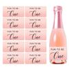 Andaz Press Blush Pink Rose Elegant Party Baby Girl's 1st Birthday Collection, Waterproof Mini Champagne Wine or Milk Bottle Labels, Fun to Be One, 20-Pack, Party Favors Decor Gift Ideas view 4