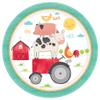 Barnyard Birthday Round Paper Plates - 10.5" (Pack of 18) - Adorable & Fun Design, Perfect for Birthdays & Barnyard Themed Parties view 1