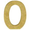 Stunning Gold Glitter MDF Letter "O" - 8.86" x 7.25" (1 Pc.) - Premium Quality & Durable Material - Unique & Ready-to-Use Party Decor - Perfect for Parties & Events view 1