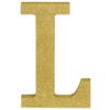 Stunning Gold Glitter MDF Letter "L" - 8.86" x 7.25" (1 Pc.) - Premium Quality & Durable Material - Unique & Ready-to-Use Party Decor - Perfect for Parties & Events view 1