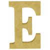 Stunning Gold Glitter MDF Letter "E" - 8.86" x 7.25" (1 Pc.) - Premium Quality & Durable Material - Unique & Ready-to-Use Party Decor - Perfect for Parties & Events view 1