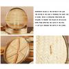 AIZYR Dim Sum Bamboo Steamer, Stainless Steel Food Steamer - Steel Ring Reinforcement Steamer Basket, No Paint, No Smell, Water and Splash,30cm/11.81" view 4