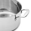 Amazon Basics Stainless Steel Cookware 11-Piece Set, Oven Safe, Pots and Pans, Induction-Ready, Even Heating, Easy to Clean, Heavy Duty, Silver view 2