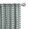 Ambesonne Nature Curtains, Retro Textured French Late Baroque Style Tulip Branches Botany Inspired, Window Treatments 2 Panel Set for Living Room Bedroom, Pair of - 28" x 95", Green White view 1