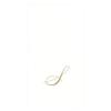 Caspari White Pearl & Gold Paper Linen Boxed Guest Towel Napkins in Letter S - Two Packs of 24 view 1