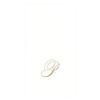 Caspari White Pearl & Gold Paper Linen Boxed Guest Towel Napkins in Letter P - Two Packs of 24 view 1
