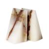 Executive Solid Marble Onyx Wedge Bookends view 1