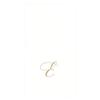 Caspari White Pearl & Gold Paper Linen Boxed Guest Towel Napkins in Letter E - Three Packs of 24 view 1