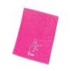 101 BEACH Personalized Cotton Bowling Towel with Embroidered Name with Clip (Pink - Embroidered Name) view 1