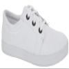Footsaver Woman Dice 89172 White/Canvas Canvas 9 X-Wide (2E) US view 1