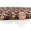 Super Area Rugs Braided Rug Sanibel Indoor/Outdoor Braided Classic American Made Carpet, Garnet Tweed, 6' Round view 3