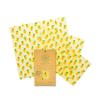 Ideal Wrap Premium Organic Beeswax Food Wrap (Just Pineapples, 3 Pack) view 1