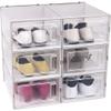 OnDisplay Clik Stackable Interlocking Shoe Box System (Standard White/White, Set of 2) view 4