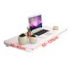 Tables WFF Wall-Mounted Deciduous, Folding Dining, Solid Wood, Color: White, Size Optional (Size : 80cm) view 3