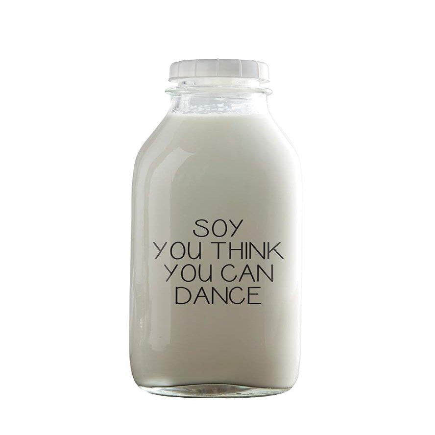 2pc Milk Bottle - Soy You Think You Can Dance